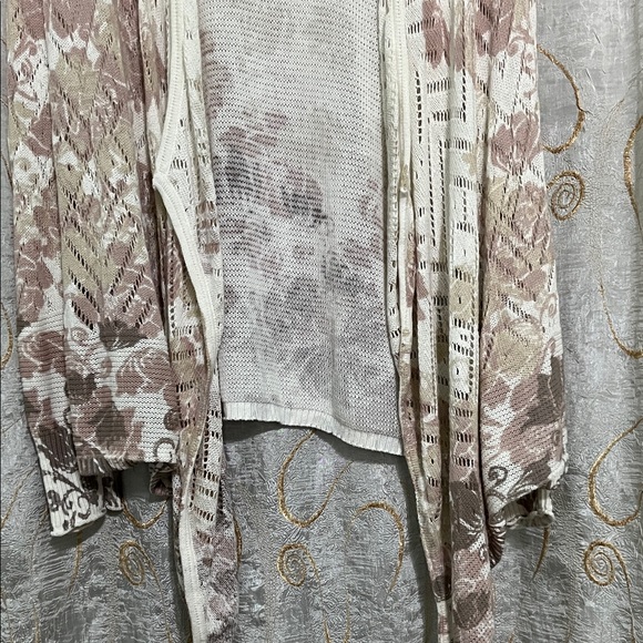 Knox Rose Women's Floral Knit Cardigan - Picture 4 of 8